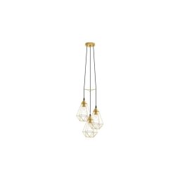 Eglo 79262 - Lustre suspenso BYRON 3xE27/60W/230V latão