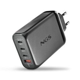 NGS - Carregador de Parede 140W com 4 portas: 3 USB-C + 1 USB-A BUD140W