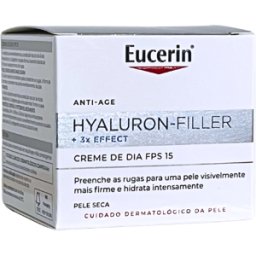 Eucerin Hyaluron-Filler 3x Effect Creme de Dia FPS15 Pele Seca 50ml