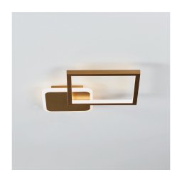 Eglo 900424 - Iluminação de teto LED com regulação GAFARES LED/15W/230V dourado + CR