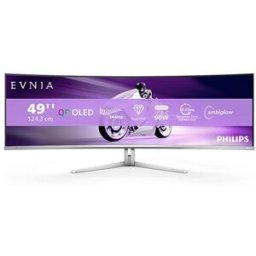 Philips Monitor Gaming Curvo UltraWide Evnia 8000 49M2C8900L/00 QD OLED 49" 144 Hz Dual QHD