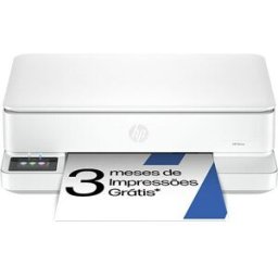 HP Impressora Multifunções Envy 6110e Cores 10 ppm Wi-Fi Elegível para o Instant Ink - Branco
