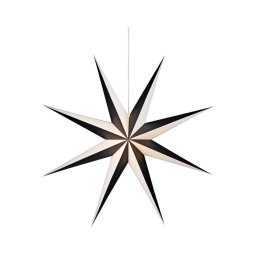 Markslöjd 704174 - Decoração de Natal ALVA 1xE14/25W/230V preto antigo/branco 75 cm