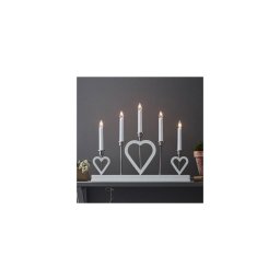 Markslöjd 705830 - Castiçal de Natal MELISSA 5xE10/3W/230V branco