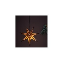 Markslöjd 705793 - Decoração de Natal GLITTER 1xE14/25W/230V d. 45 cm bronze