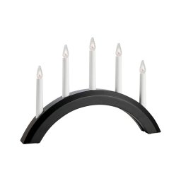 Markslöjd 705955 - Castiçal de Natal AVENTO 5xE10/3W/230V preto