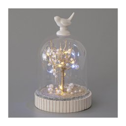 Decoração de Natal LED 12xLED/3xAAA branco quente