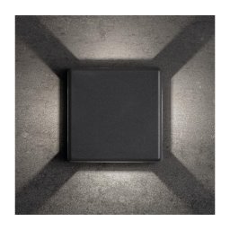 Kanlux 39181 - Aplique de parede exterior LED REFAZI LED/6W/230V IP54 antracite