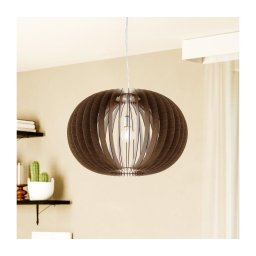 Eglo 95026 - Lustre pendente STELLATO 1xE27/60W/230V Ø 70 cm castanho