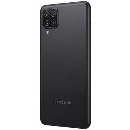Tampa Traseira Samsung Galaxy A12 Preto Com Lentes
