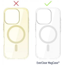 Capa Iphone 16 Pro 3MK EverClear MagCase Transparente