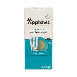 8x15g atum snack cremoso Applaws snack para gatos