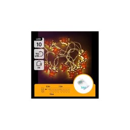 Aigostar - Cordão LED 10xLED/3xAA 1,5m branco quente rena