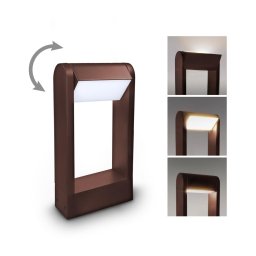 Brilagi - Lâmpada LED de exterior CROTONE LED/7W/230V castanha IP54 30 cm