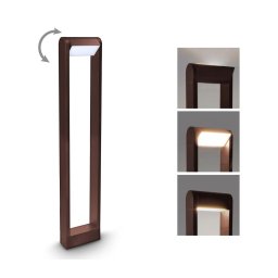 Brilagi - Lâmpada LED de exterior CROTONE LED/7W/230V castanha IP54 80 cm