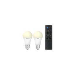 Pack de 2 lâmpadas LED dimerizáveis A60 E27/9W/230V 2700K Wi-Fi + controlo remoto - WiZ