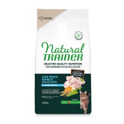 2x1,25kg Selected Quality Nutrition Sterilised Peixe branco Natural Trainer
