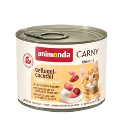 24x200g Carny Kitten cocktail de aves animonda comida para gatos