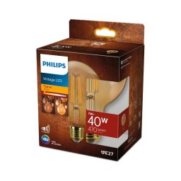 Lâmpada LED Vintage Philips G95 E27/7W/230V 1800K
