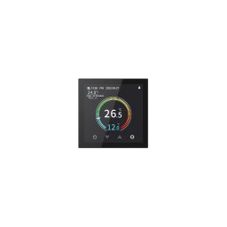 Termostato para instalação embutida 230V preto Wi‑Fi Tuya