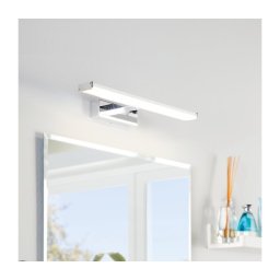 Eglo 79532 - Iluminação de espelho para casa de banho LED SARNOR 7,4W/230V 40 cm IP44 cromado