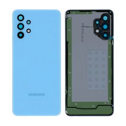 Tampa Traseira Samsung Galaxy A32 4G Azul Com Lentes
