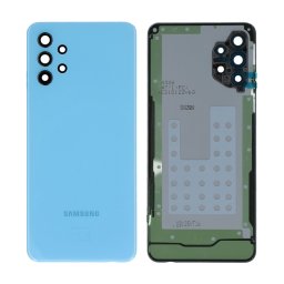 Tampa Traseira Samsung Galaxy A32 5G Azul Com Lentes