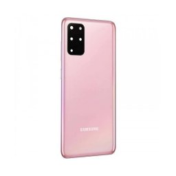 Tampa Traseira Galaxy S20 Plus 5G Rosa Com Lentes