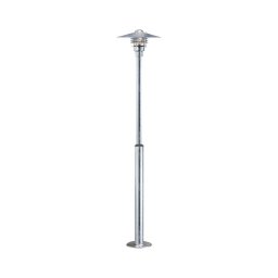 Nordlux - Candeeiro de exterior VEJERS 1xE27/60W/230V IP54 prateado 130 cm