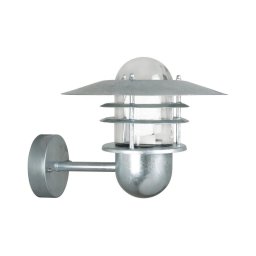 Nordlux - Aplique de parede exterior AGGER 1xE27/60W/230V IP54 prateado