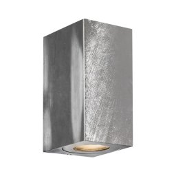 Nordlux - Aplique de parede exterior CANTO 2xGU10/28W/230V IP44 prateado