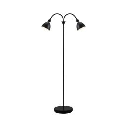 Nordlux - Candeeiro de pé RAY 2xE14/25W/230V preto