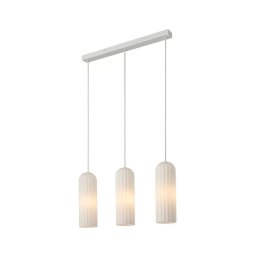 Nordlux - Candeeiro suspenso com cabo MIELLA 3xE27/25W/230V branco