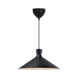 Nordlux - Candeeiro suspenso com cabo DORINA 1xE27/60W/230V preto, diâmetro 45 cm