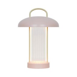 Nordlux - LED regulável, candeeiro de mesa recarregável com controlo tátil MIRANO LED/3W/3,7V rosa