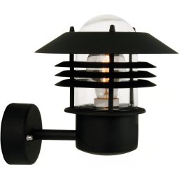 Nordlux - Arandela exterior VEJERS 1xE27/60W/230V IP54 preta
