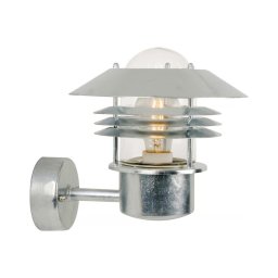 Nordlux - Aplique de parede exterior VEJERS 1xE27/60W/230V IP54 prateado