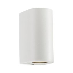 Nordlux - Aplique de parede exterior CANTO 2xGU10/28W/230V IP44 branco