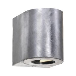 Nordlux - Candeeiro de parede exterior LED CANTO 2xLED/6W/230V IP44 prateado
