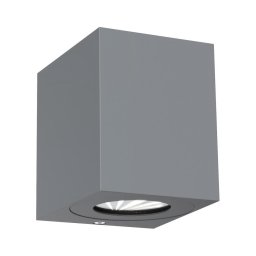 Nordlux - Aplique de parede LED exterior CANTO 2xLED/5W/230V IP44 cinzento