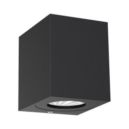 Nordlux - Aplique de parede exterior LED CANTO 2xLED/6W/230V IP44 preto