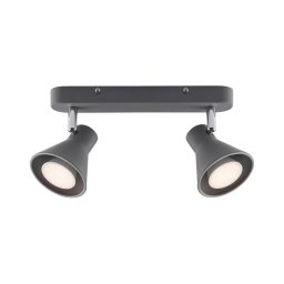 Nordlux - Spot EIK 2xGU10/35W/230V cinzento