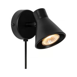 Nordlux - Aplique de parede EIK 1xGU10/35W/230V preto
