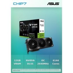 Placa Gráfica ASUS TUF Nvidia Gaming RTX 5070 12GB 2x HDMI 3x DP GDDR7