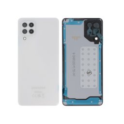 Tampa Traseira Samsung Galaxy A22 4G Branco Com Lentes