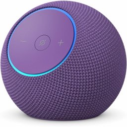 Assistente Virtual Amazon Alexa com som ambiente e hub integrado - Echo Dot Max (Roxa)