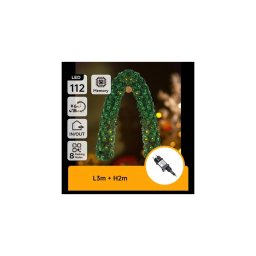 Aigostar - Decoração de Natal LED para exterior 112xLED/3,6W/230V 2m IP44