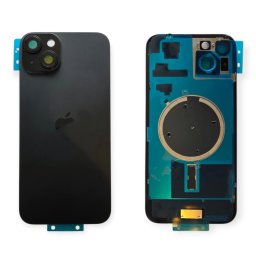 Tampa Traseira iPhone 15 Plus Preto Com Lentes