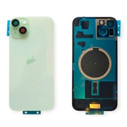 Tampa Traseira iPhone 15 Plus Verde Com Lentes