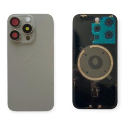 Tampa Traseira iPhone 15 Pro Cinza Com Lentes